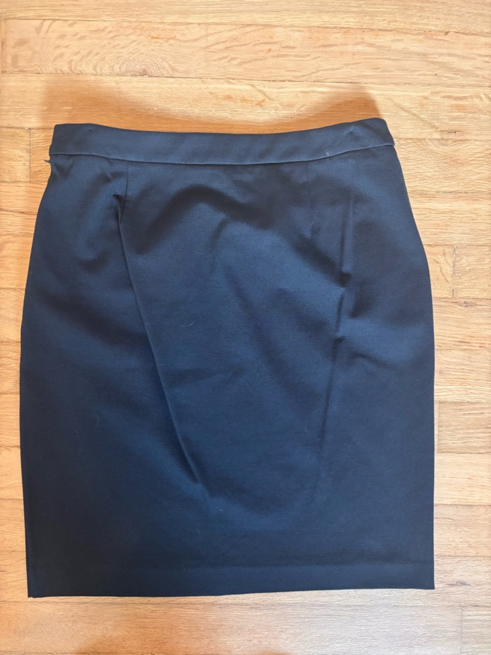 Thalian Black Pencil Skirt Size 4 Career Stretch Minimalist Office Classic - Picture 3 of 3